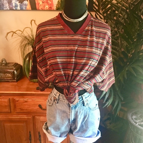 Vintage Tops - Lee Riveted vintage Retro coachella top tshirt tee